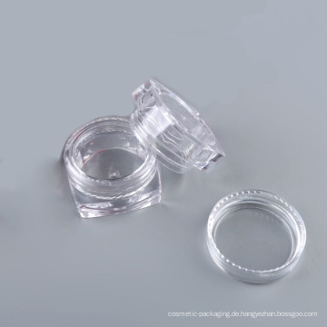 Platz leer 3ml 5ml Creme Plastikglas (NJ06)